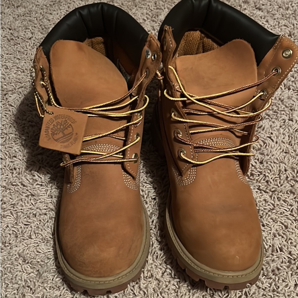 Men’s waterproof Timberlands. Never worn before.